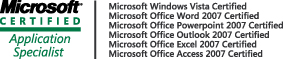 Microsoft Certified Applications Specialist